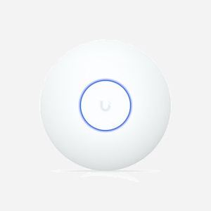 Ubiquiti U7-LITE Point d'accès WiFi 6E 4300Mbit/s 2.4/5GHz MIMO 4x4, 1xGbE PoE, 802.11ax/be/k/n/r/v, portée 115m², Blanc - Miniature 1