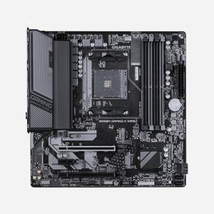 GIGABYTE B550M GAMING X WIFI6 : Carte mère AMD AM4 Ryzen 5000, DDR4 3200MHz, 2x M.2 PCIe (1x 4.0 + 1x 3.0), Wi-Fi 6, LAN 1GbE, USB 3.2 Gen 1 - Miniature 2