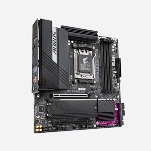 GIGABYTE B650M AORUS ELITE : Carte mère AMD AM5, DDR5 jusqu'à 8000MHz, 2xPCIe M.2 (1x Gen5, 1x Gen4), LAN 2.5GbE, USB 3.2 Gen 2x2, VRM 12+2+2 phases - Miniature 4