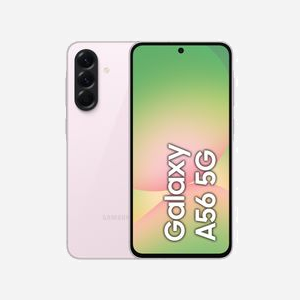 Samsung Galaxy A56 5G Rose SM-A566BLIAEUE : Écran 6.7" Super AMOLED 120Hz, Exynos 1580, 8Go RAM, 128Go, Caméra 50MP, Android 15