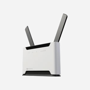 Mikrotik Chateau PRO ax H53UIG-5HAXQ2HAXQ Router 2.4 GHz Wi-Fi 6 (802.11ax) avec ports Gigabit Ethernet et support RouterOS