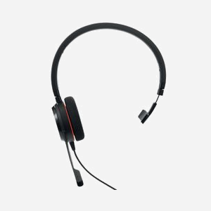 Jabra Evolve 20 MS Mono Casque Filaire USB Type-C/Type-A, Arceau, Bureau/Centre d'appels, Microphone Antibruit, DSP, PeakStop, Safetone G616 - Miniature 2