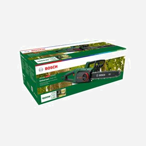 Bosch Universal Chain 40 : Tronçonneuse électrique 1800W, lame 40cm, vitesse chaîne 12m/s, SDS, vibrations 4m/s², 274x216x415mm, 4.3kg, Noir/Vert/Rouge - Miniature 3