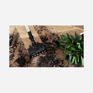 Bosch BBS711W Aspirateur Balai 2-en-1 sans Sac 0.3L Blanc - Batterie 18V 3Ah Autonomie 40min - Filtration Hygiénique, Tube Flexible & Brosse LED - Miniature 3