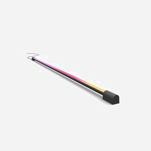 Philips by Signify Hue Play Gradient Light Tube Large : Lampe de Table LED 20W, 1800lm, 2000-6500K, Bluetooth, Métal Noir, IP20, Android & iOS, 1377mm