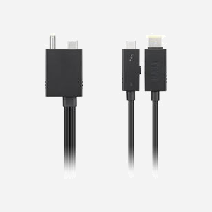 Câble Lenovo Thunderbolt 4 4X91K16970 Mâle/Mâle 0.7m 40Gbit/s Noir - Conforme RoHS REACH UL62368 - Diamètre 4.8mm - Miniature 2