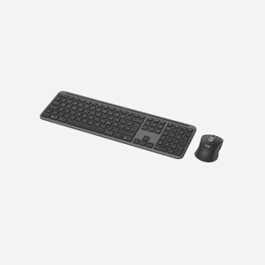 Logitech Signature Slim Combo MK950 - Clavier QWERTZ sans fil RF/Bluetooth Graphite - Souris 4000 DPI - Compatibilité Windows/macOS/Linux/ChromeOS - Miniature 3