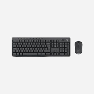 Logitech Ensemble Clavier QWERTY & Souris RF Sans Fil/Bluetooth Graphite - Clavier Membrane 112 touches - Souris 1000 DPI Ambidextre - Compatible Windows/macOS/Linux/Android/iPadOS - Miniature 5