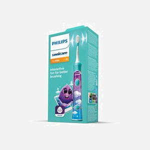 Philips Sonicare For Kids HX6322/04 Brosse à dents électrique à ultrasons 62000 mouvements/min, 2 modes, Bluetooth 4.0, iOS/Android, 2 têtes, Li-Ion - Miniature 4