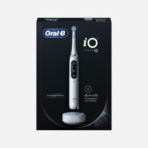 Oral-B iO Series 10 Brosse à Dents Rotative Oscillante Adulte, 7 Modes, Capteur Pression, Bluetooth, Écran LED, Batterie intégrée 3h, 1 Poignée, 1 Brosse CE - Miniature 3