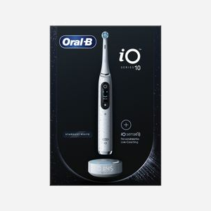 Oral-B iO Series 10 Brosse à Dents Rotative Oscillante Adulte, 7 Modes, Capteur Pression, Bluetooth, Écran LED, Batterie intégrée 3h, 1 Poignée, 1 Brosse CE - Miniature 4