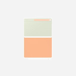 Samsung EF-BX620POEGWW Book Cover Hybride Orange pour Galaxy Tab S10 FE+ (10.9") avec Support 2 Positions, Fonction Marche/Veille, et Boucle Stylo - Miniature 2