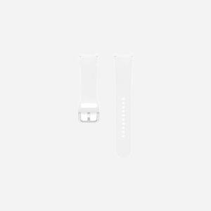 Bracelet Montre Samsung ET-SFR91LWEGEU Fluoroélastomère Blanc - Compatibilité Galaxy Watch5/4 - 26.8mm Largeur, 86.4mm Longueur - Miniature 1