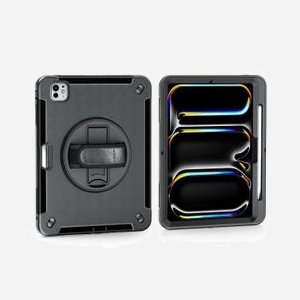 4smarts Housse 541161 Noire pour iPad Pro 11" (27.9cm) - Polycarbonate/TPU - Position Debout - Dimensions 235x320x39mm - Poids 380g - Miniature 1