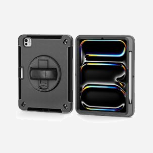 4smarts Housse 541161 Noire pour iPad Pro 11" (27.9cm) - Polycarbonate/TPU - Position Debout - Dimensions 235x320x39mm - Poids 380g - Miniature 2