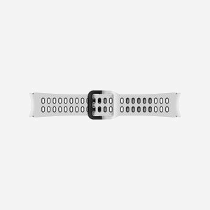 Bracelet Samsung ET-SXR86SWEGEU Fluoroélastomère Noir/Blanc 20mm pour Galaxy Watch 4, dimensions 117x19mm, poids 19.38g. - Miniature 3