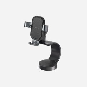 4smarts Support Passif 540952 pour Mobile/Smartphone Vélo/Voiture, Ventouse, Rotation 360°, ABS/Alu/Métal/PC/Silicone/TPU/Zinc, Noir, 95x235x50mm, 140g - Miniature 2