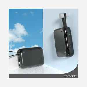 4smarts Power Bank 540699 10000mAh Gris, Sortie 30W, Écran LCD, 2 Ports, USB Type-C, 83x59x26mm, Compatible Mobile/Smartphone - Miniature 3