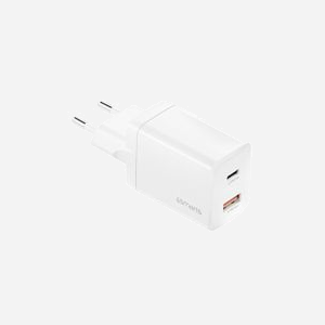 4smarts 540359 Chargeur Secteur Universel 25W QC 3.0, 1x USB-C + 1x USB-A 3.2 Gen 1, 100-240V, Blanc, Intérieur, Boîtier PC - Miniature 3