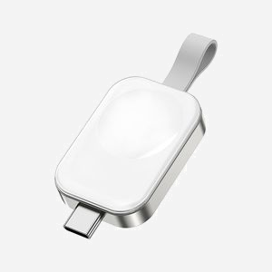 4smarts Chargeur Smartwatch 541225 CC 5V/1A 2.5W, Recharge sans fil, USB Type-C, Compatible MagSafe, Câble 1m, Blanc, ABS/PC, 95x105x20mm - Miniature 1