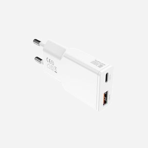 4smarts PDPlug Duos Slim Chargeur Secteur 30W GaN, 1x USB-C Power Delivery 3.0 (30W), 1x USB-A (18W), Blanc, Compatible Smartphone & Tablette, 100-240V - Miniature 3