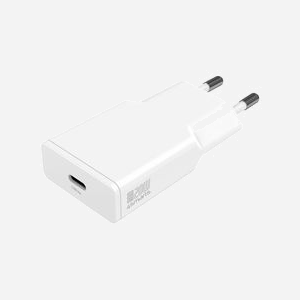 4smarts 540020 Chargeur Secteur USB-C 20W GaN Power Delivery 3.0/Quick Charge 3.0, câble USB-C vers Lightning 1.5m, Blanc - Miniature 2