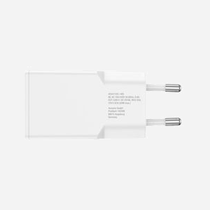 4smarts 540020 Chargeur Secteur USB-C 20W GaN Power Delivery 3.0/Quick Charge 3.0, câble USB-C vers Lightning 1.5m, Blanc - Miniature 4