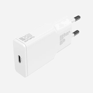 4smarts 541123 Chargeur Secteur USB-C 25W GaN Quick Charge 3.0 Blanc - 100-240V / 50-60Hz - Smartphones & Tablettes - Sortie 5V/3A, 9V/2.77A - Miniature 2