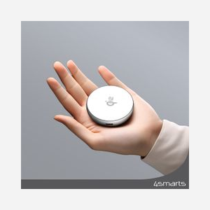 4smarts Chargeur Induction Qi2 Universel 15W Argent USB-C, Compatible MagSafe, iPhone 12-15, avec Câble 0.2m, ABS/Aluminium, 5V 3A - Miniature 4
