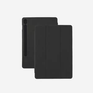 4smarts Folio Noir 541037 pour Samsung Galaxy Tab S9 11" (27.9cm) Fermeture Magnétique, Position Stand, Boucle Stylo, Fonction Marche/Veille, 260g