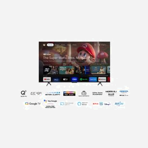 TCL TV QLED 55C655 55" 4K Ultra HD Smart TV (3840x2160) 60Hz, HDR10+, Dolby Vision, Google TV, Wifi, Ethernet, HDMI 2.1, Titane - Miniature 4