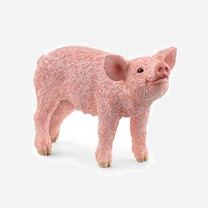 schleich FARM WORLD Figurine Porcelet 13934, 3-8 ans, Cochon Rose, 59x22x33mm, 11.2g, Plastique, Viêt Nam, Avertissement de sécurité applicable.