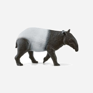 Figurine schleich WILD LIFE Tapir #14850, 70x40x20mm, 3+, PVC, Peinture non-toxique, Pays d'origine Portugal, Poids 31.6g, Packaging plastique. - Miniature 1