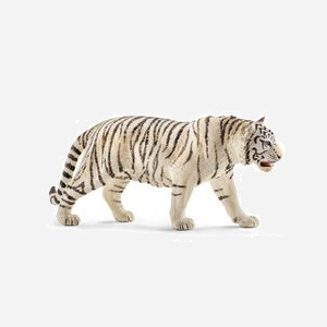 schleich WILD LIFE Figurine Tigre Blanc Mâle 14731, Plastique Multicolore, 130x30x60mm, 3-8 ans, Thème Wild Life, 1 pièce, China - Miniature 2