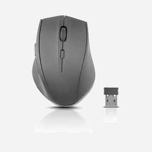 SPEEDLINK CALADO Souris Bureau RF 2.4GHz 1600 DPI 5 Boutons Silencieux Nano-Récepteur USB Piles AAA Incluses Dimensions 106x73x36mm Noir
