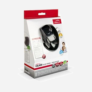 SPEEDLINK CALADO Souris Bureau RF 2.4GHz 1600 DPI 5 Boutons Silencieux Nano-Récepteur USB Piles AAA Incluses Dimensions 106x73x36mm Noir - Miniature 4