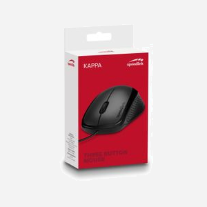 SPEEDLINK SL-610011-BK Souris Optique USB Type-A 1000 DPI 3 Boutons Noire - Ergonomie Bureau, Câble 1.4m, Dimensions 110x65x37mm, 78g - Miniature 2