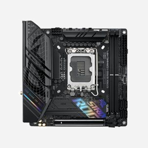 ASUS ROG STRIX B760-I GAMING WIFI : Carte mère mini ITX Intel B760, Socket LGA 1700, DDR5 jusqu'à 96GB, Wi-Fi 6E, 2.5GbE Ethernet, double M.2 - Miniature 1