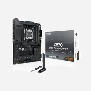 ASUS X870 MAX GAMING WIFI7 Carte mère ATX - AMD X870 Socket AM5 - Ryzen 7000/8000/9000 Series - DDR5 256GB 8000MHz - M.2/SATA III - WiFi 7 - Miniature 1
