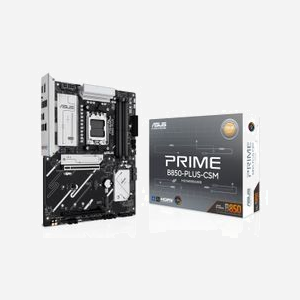 Carte mère ASUS PRIME B850-PLUS-CSM Socket AM5 ATX, Chipset AMD B850, DDR5-SDRAM 256Go max, M.2/SATA III, 2.5 Gigabit Ethernet, USB Type-A/Type-C, support RAID