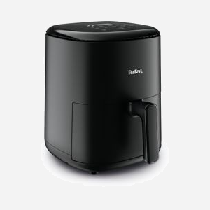 Tefal Easy Fry EY145810 Friteuse Air Chaud 3L 1300W Noir, 10 Programmes, Écran LCD, Cuve Anti-adhésive PTFE, Construction Unique - Miniature 2