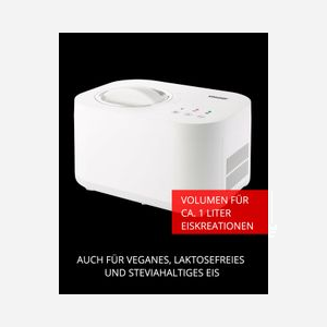 Unold 48820 Sorbetière à Compresseur, Capacité 1L, Puissance 135W, Production Glace/Sorbet/Yaourt, Acier Inoxydable, Dimensions 355x260x230mm - Miniature 2