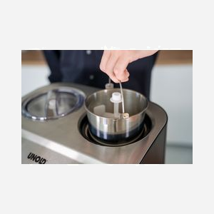 Unold Doppio - Sorbetière à Compresseur 2x 2.4L (1.2L utile) - Noir/Acier - 250W - Glace, Sorbet, Yaourt - Cuve amovible - 409x307x380mm - Miniature 3