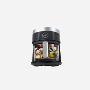 Unold Friteuse Air Chaud 58695 : 3.5L, 1200W, 10 Programmes, 65-200°C, Minuteur 60min, Écran Tactile, Cuve Amovible, Noir, 240x298x293mm - Miniature 3