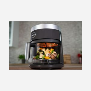 Unold Friteuse Air Chaud 58695 : 3.5L, 1200W, 10 Programmes, 65-200°C, Minuteur 60min, Écran Tactile, Cuve Amovible, Noir, 240x298x293mm - Miniature 5