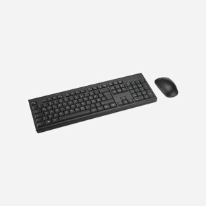 Kensington Kit Clavier+Souris KM270 EQ Sans Fil Rechargeable, QWERTZ, RF+Bluetooth 5.0, 1200 DPI, Batterie 500mAh, Windows/macOS, Noir - Miniature 1