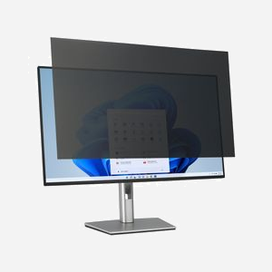 Kensington Filtre de confidentialité 2 directions 27" 16:9 - K52931EU - Moniteur LCD 68.5cm, Angle de vue ±30°, Anti-reflet, Anti-blue, Installation adhésive - Miniature 1