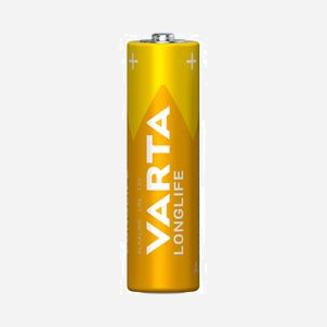 Varta Longlife AA Pile Alcaline Usage Unique 1.5V - 8 unités - Dimensions 50.5mm x 14.5mm - Poids 23.2g - Fabrication Allemande Ref 04106-101-418 - Miniature 3