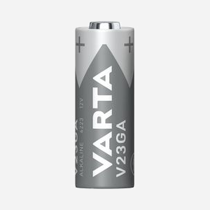 Batterie Alcaline Varta A23, 12V, 50mAh, Cylindrique, Type V23GA, Dimensions 10.3 x 28.5 mm, Poids 8.1g, Conditionnement Blister de 2 unités - Miniature 3