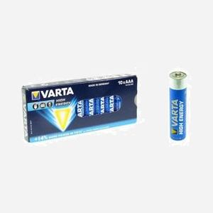 Varta Alkaline V4903 - Pile AAA Alcaline 1.5V - Batterie à usage unique - Facteur de forme cylindrique - Lot de 10